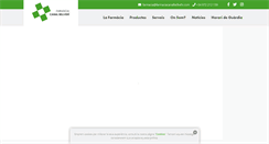 Desktop Screenshot of farmaciacanalbellvehi.com